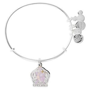 Disney Parks Alex and Ani Figment Epcot 40th Anniversary Silver Bangle Bracelet